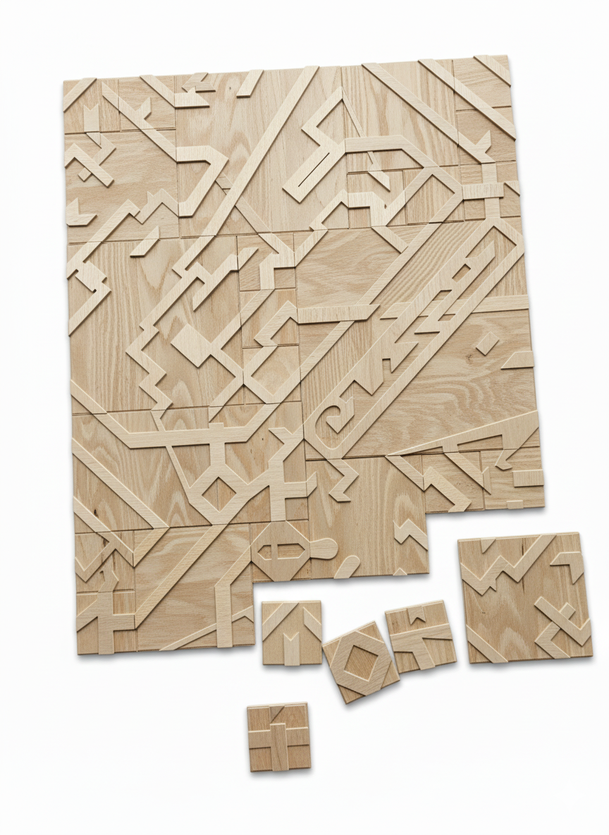 Geometric Design Modulo Modulo Panels - Premium 3D Architectural Panels | Versora